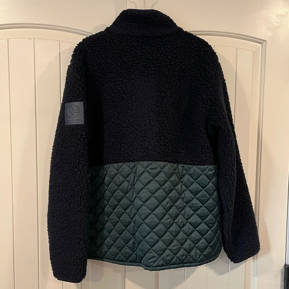 Tory Sport Women's Quilted Sherpa Jacket Medium - Picture 10 of 12